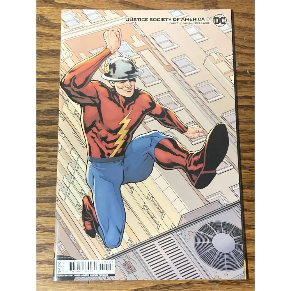 Justice Society of America #3 Paquette Variant Cover Flash 2023 DC